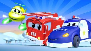 Kids car cartoon -  The Baby Car Patrol - Car City ! Cars and Trucks Cartoon for kids