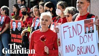 Vigil held in London for missing journalist Dom Phillips and campaigner Bruno Pereira