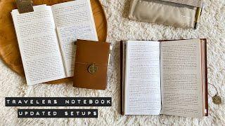 How I’m using my traveler’s notebooks (updated)  planner, journal & commonplace book setups