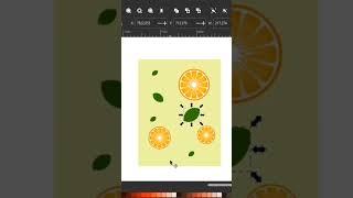 Orange Pattern #orange #pattern #fruit #jeruk #patternmaking #flat #juice #template #delittlera