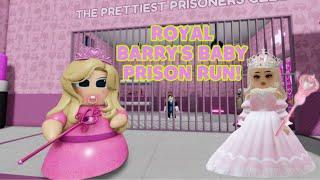 PRINCESS BARRY'S BABY PRISON RUN! (#Roblox)