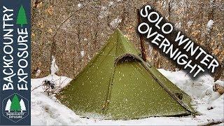 Solo Winter Camping In The Luxe Hexpeak XL