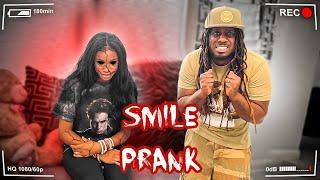 SMILE PRANK ON MY DAD!! EXTREMELY FUNNY