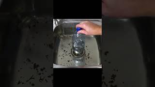 How to clear a clog in a sink