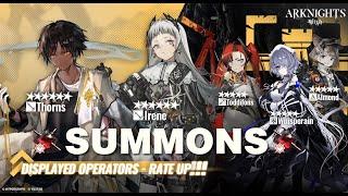 Arknights Summoning on Thorns & Irene Banner