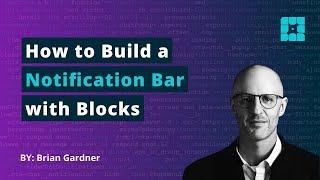 How to Build a Notification Bar with WordPress Blocks