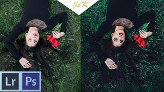 How to edit and color fashion portraits - Photoshop Tutorial. Обработка портрета в Photoshop.