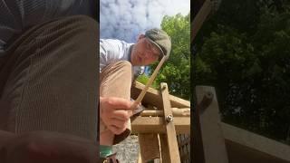 Setting up the Bellows #handtools #woodworking #blacksmith #traditional #ireland #flint