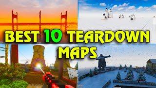 Top 10 teardown maps | The best mods for Teardown and super ramp   Teardown gameplay