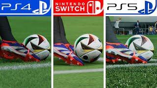 EA SPORTS FC 25 | PS4 - Nintendo Switch - PS5 | Graphics Comparison | Analista De Bits