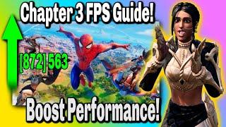 How To BOOST FPS & Increase Performance in Fortnite Chapter 3 EASY! (Best Settings in Fortnite)