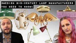 Swedish mid-century lamp manufacturers you need to know!