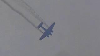 fabio rocha - so low it almost crashed!!!! Beech-18 at Hamilton (Ontario) Airshow 2013