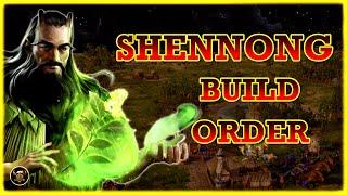 Shennong build order 3:30 advance | Age of Mythology Retold Immortal Pillars DLC