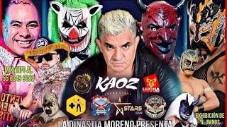 Shocker, Gronda y Máximo vs Oriental, Pig Destroyer y Chris Stone Jr ARENA AZTECA BUDOKAN