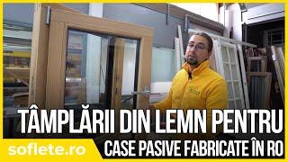 Tâmplării din lemn pentru case pasive, fabricate în România