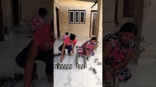 Vivek Kumar and Uma nishad gilas decoration for 200  #shortvideoviral #trending ️️