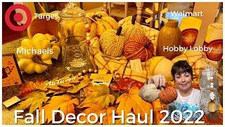 Haul * Fall Decor 2022 * Target * Michaels * Walmart * Hobby Lobby * New Fall Decor Finds For 2022