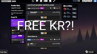 How to join kr giveaways on Krunker Hub