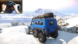 SnowRunner - NEW MAP Exploration With 6x6 Offroad!!! - Logitech G29