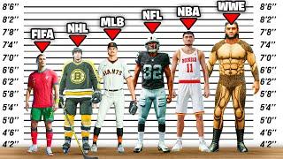 I Used The TALLEST Player EVER In EVERY Sport!