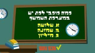 הכנה למבחני מחוננים - ידע כללי: מערכת השמש