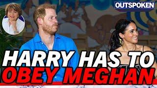 "Harry is crumbling – he has to obey Meghan Markle" Angela Levin reveals truth about Sussex marriage