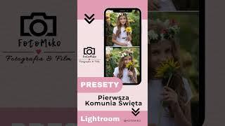 Presety FotoMiko Pierwsza Komunia Święta