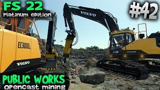 Opencast mining Publicwork  Farming Simulator 2022