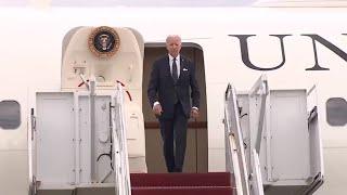 President Biden arriving in Scranton