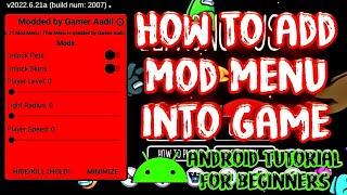 How to Add Mod Menu into Any Game | Implementing Tutorial for Beginners || Part - 3