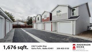 Discover 2367 Caddis Way – Brand New Townhomes in Idaho Falls!