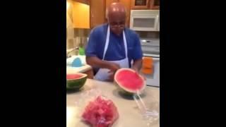 Easiest & Fastest Way to Cut a Watermelon