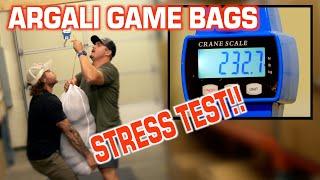 ARGALI GAME BAGS - STRESS TEST WITH WEIGHT