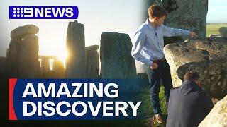 Aussie researchers make extraordinary discovery about Stonehenge | 9 News Australia