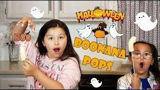 Boonana Ghost Pops | Spooky Snack for Halloween