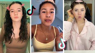 Makeup Tutorial Tiktok Compilation - GRWM  ( Get Ready With Me ) ️(Skincare, Makeup, Outfits) 1443