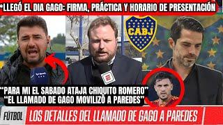 El DÍA GAGO!FIRMA, PRIMERA PRÁCTICA y HORARIO de PRESENTACIÓN¿ROMERO ATAJA el SABADO? PAREDES..🟡