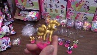 My Little Pony Mini Metallic Figures - Set of 8 plus Gold Pinkie Pie review - BBToyStore.com