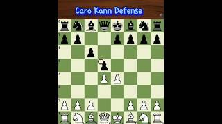 Caro-Kann Defense #chess #chessopeningtraps #chesstraps #learnchesstrapin30seconds