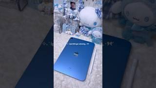 unboxing ipad 10th generation in blue this color is so pretty! #ipad #ipadunboxing #appleunboxing