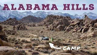 We found the BEST DISPERSED CAMP SITE in Alabama Hills