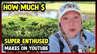 This Is How much money Super Enthused makes on YouTube 2024.
