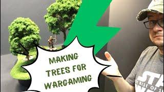 How to make easy Trees- Terrain for Kings of War