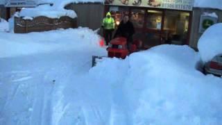 Kubota and snowplough 1