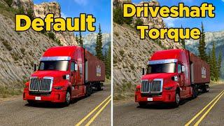 Driveshaft Torque vs Default - American Truck Simulator 1.46 Open Beta