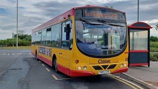 Midland Classic/Diamond Scania L94UB Wright Solar (30903 YN05GXH) Working  The 9 Towards Burton