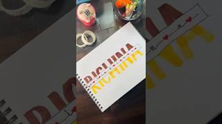 Name Lettering Ideas️#handlettering #lettering #calligraphy #shorts