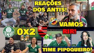 VAMOS RIR! REAÇÕES DOS PALMEIRENSES | PALMEIRAS 0x2 FLAMENGO | ELES FICARAM REVOLTADOS!