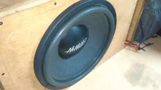 Mmats juggernaut 15" subwoofer test trial